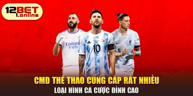 CMD Thể Thao cung cấp rất nhiều loại hình cá cược đỉnh cao